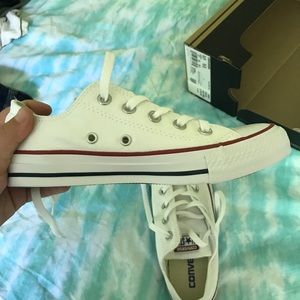 Brand new white converse